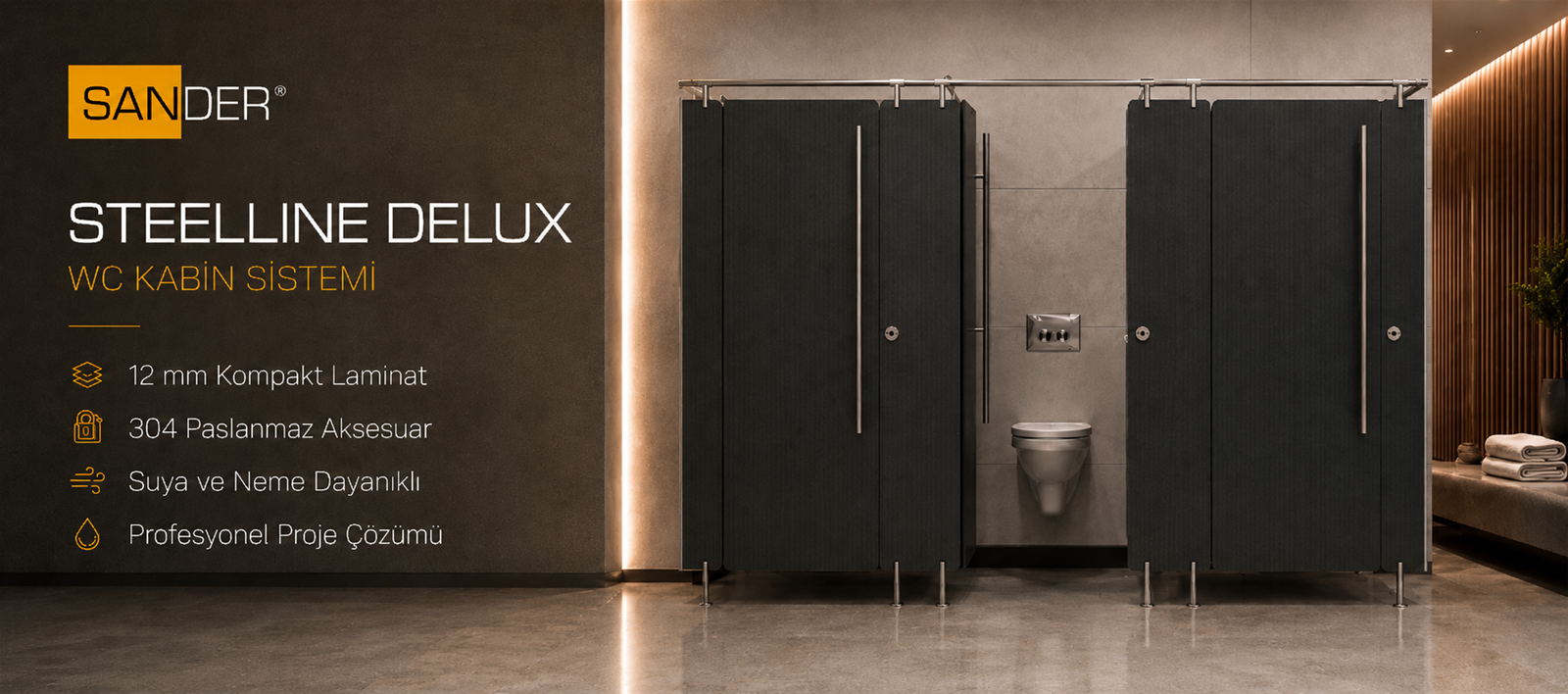 WC KABİN STEELLINE DELUX