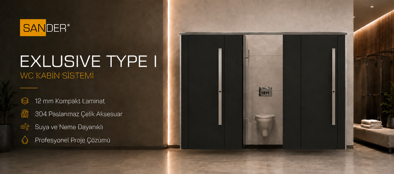 WC KABİN EXCLUSIVE TYPE 1