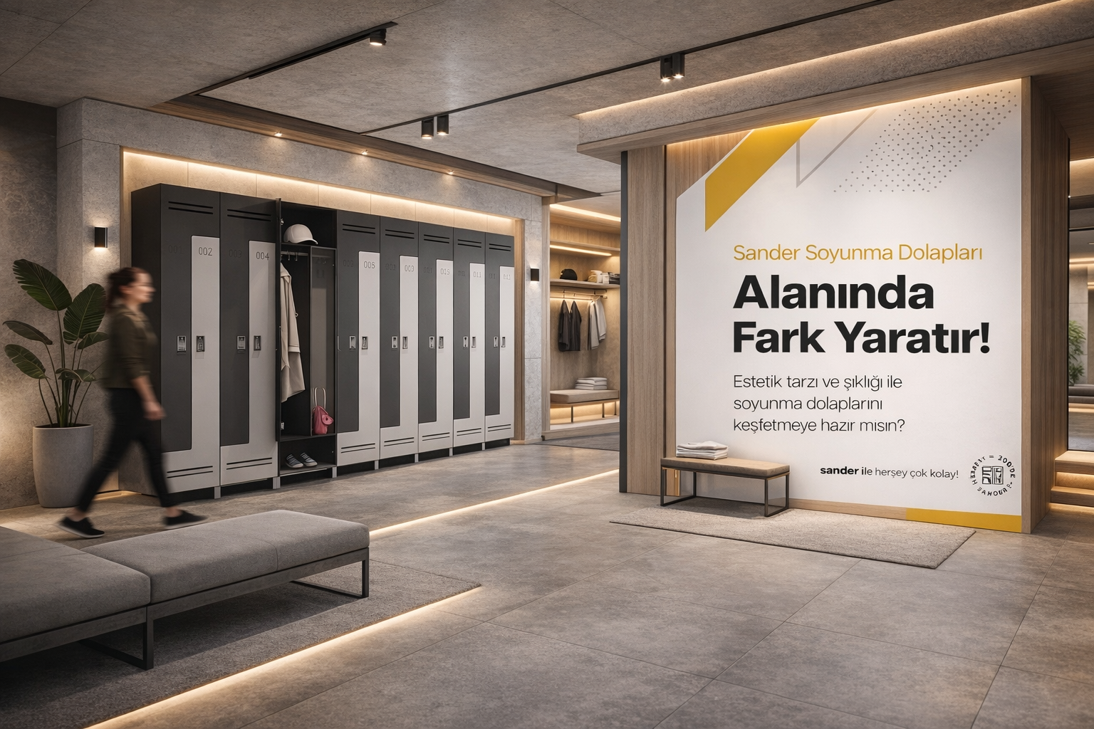 sander soyunma kabinleri alanında fark yaratır